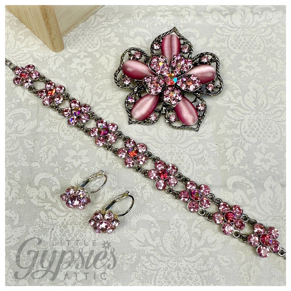 Vintage Pink Bling Jewelry Bundle - Picture 12 of 12